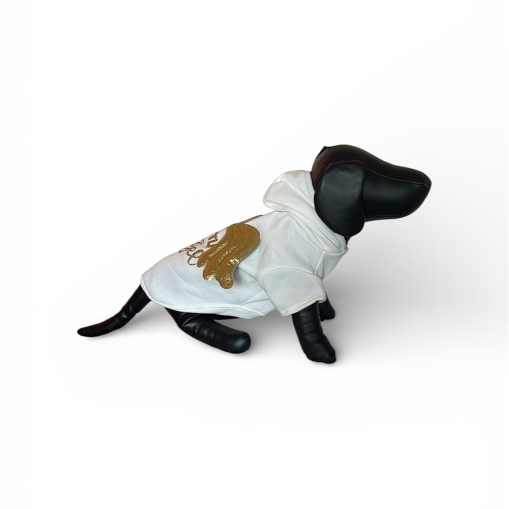 Spooky night little angle costume for dogs NWOT so cute good and white and wings